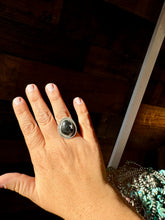 Load image into Gallery viewer, Ring size 6 1/2  -white buffalo and sterling silver
