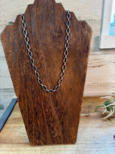 Load image into Gallery viewer, 20 inch rope necklace - Sterling silver
