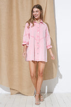 Load image into Gallery viewer, Pretty Little Denim Dress -pink &amp; denim wash-
