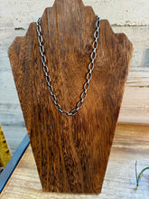 Load image into Gallery viewer, 18 inch rope necklace - Sterling silver
