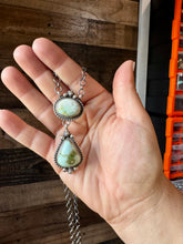 Load image into Gallery viewer, Palomino turquoise necklace lariat
