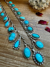 Load image into Gallery viewer, Multi Kingman turquoise charms necklace
