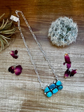 Load image into Gallery viewer, Kingman turquoise necklace on chain II
