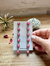 Load image into Gallery viewer, Pink Opal Dangle Earrings
