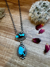 Load image into Gallery viewer, Egyptian turquoise necklace lariat
