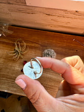 Load image into Gallery viewer, Ring size 6 1/2  -white buffalo and sterling silver
