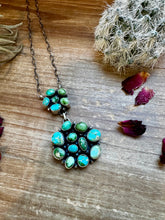 Load image into Gallery viewer, Mix turquoise necklace lariat
