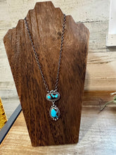 Load image into Gallery viewer, Egyptian turquoise necklace lariat
