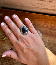 Load image into Gallery viewer, Ring size 6 1/2  -white buffalo and sterling silver
