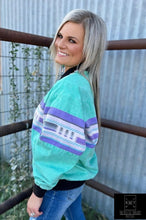 Load image into Gallery viewer, Turquoise Vintage Vibes Jacket
