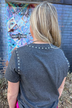 Load image into Gallery viewer, CHARCOAL- Starry Stud Tee
